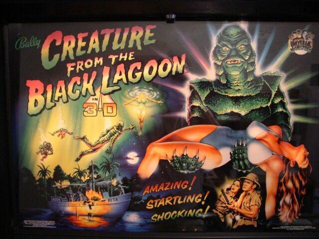 Creature from the Black Lagoon backglass